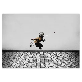 baner-100x70-banksy-kichajaca-babcia