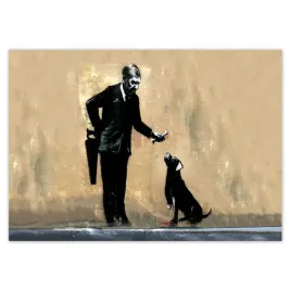 baner-100x70-banksy-dobry-piesek-pies