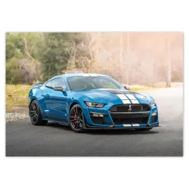 baner-100x70-niebieski-ford-mustang