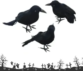 ptaki-wrony-figurki-sztuczne-dekoracja-halloween-realistyczne-czarne-3-szt