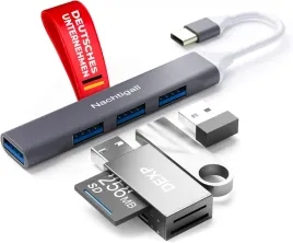 nachtigall-hub-usb-c-3-0-adapter-usb-c-4-porty-ultra-plaski-rozdzielacz