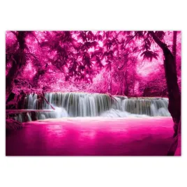 baner-70x50-rozowy-wodospad-pejzaz