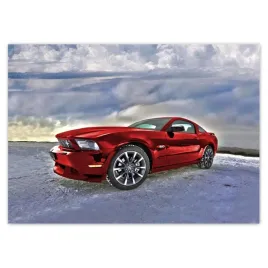 baner-70x50-czerwony-mustang-snieg