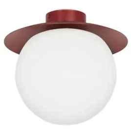 sufitowa-lampa-kulista-kuul-klc14000-minimalistyczna-biala-bordowa