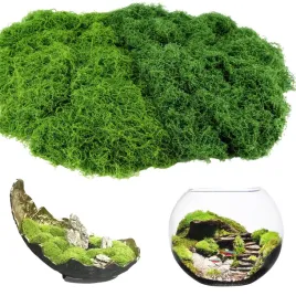 ddckj-sztuczny-mech-do-dekoracji-200g-ciemnozielony-jasnozielony