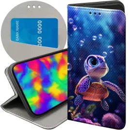etui-z-klapka-do-xiaomi-redmi-note-14-5g-wzory-zolwie-zolwiki-zolw-futeral
