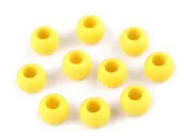 koraliki-plastik-duzy-otwor-mat-zolty-10x12mm-6szt