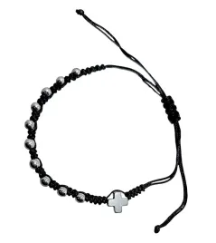 10-tka-na-sznurku-czarnym-hematyt-z-krzyzykiem-m15