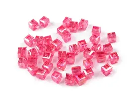 kostki-plastik-efekt-ab-roz-6x6mm-10szt