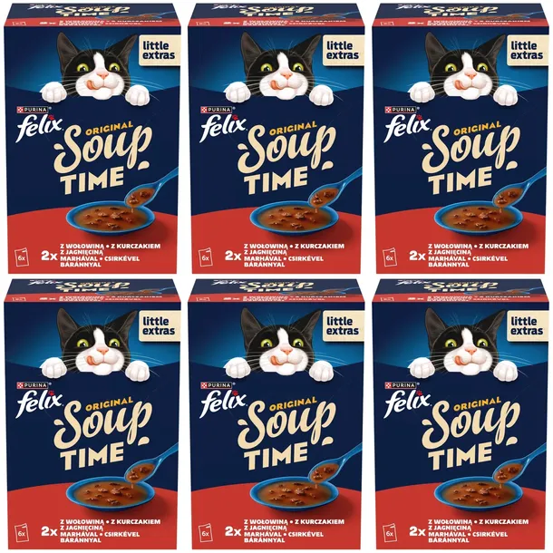 FELIX SOUP Wiejskie Smaki Karma dla kota 36 saszetek x 48g