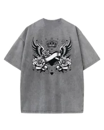 damska-koszulka-oversize-efekt-sprania-serce-korona-skrzydla-grafitowa-xxl