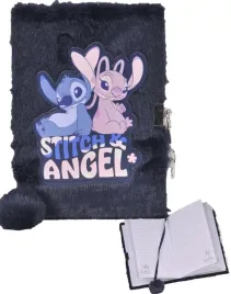 notes-szkolny-pluszowy-granatowy-stitch-i-angel-a5-futrzany-na-klodke