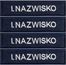 imiennik-policja-naszywka-nazwisko-identyfikator-granatowy-z-rzepem-x-4-szt