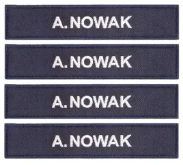 imiennik-policyjny-nazwisko-policyjne-identyfikator-policja-granatowy-4szt