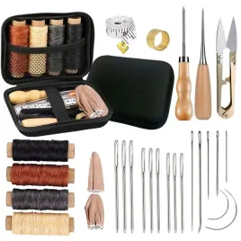 zestaw-rzemieslniczy-do-szycia-skory-nici-etui-28szt