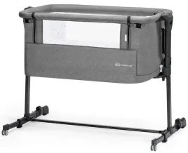 kinderkraft-neste-grow-lozeczko-dostawne-3w1-z-obnizanym-dnem-dark-grey