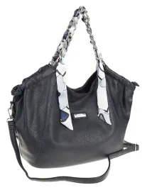 torebka-damska-worek-shopper-a4-pojemna-na-ramie-z-lancuszkiem-ch2213-grana