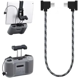 kabel-nylonowy-do-pilota-drona-dji-air-2-mini-2-3-4-pro-usb-2x-typ-c-30-cm