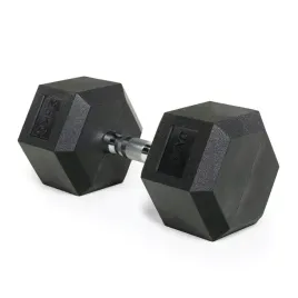 hantel-ogumowany-stalowy-trexo-hex-15-kg-czarny-antyposlizgowa-powierzchnia