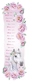 naklejka-dla-dzieci-miarka-wzrostu-kon-w-piwoniach-boho-akwarela-na-sciane