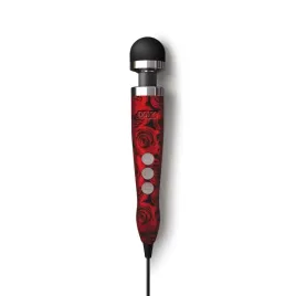 doxy-die-cast-3-wand-massager-rose-pattern-kompaktowy-masazer-28cm