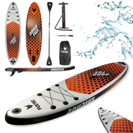 pomaranczowa-deska-sup-surfingowa-do-wioslowania-na-stojaco-pompka-wiosla