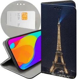 etui-z-klapka-do-realme-c31-wzory-paryz-francja-eiffel-futeral-pokrowiec