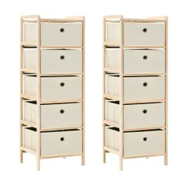 vidaxl-regal-z-5-koszami-z-tkaniny-drewno-cedrowe-bezowy