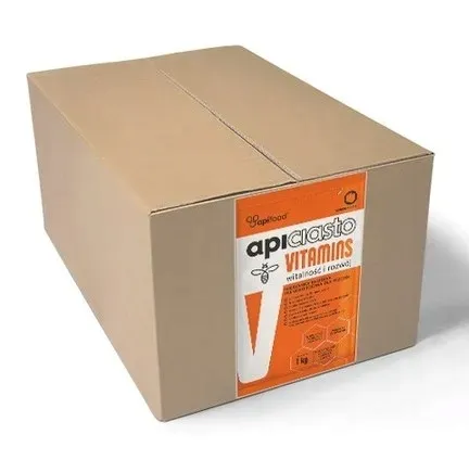 APICIASTO 20x1kg POKARM dla pszczół z WITAMINAMI ciasto dla pszczół 20kg