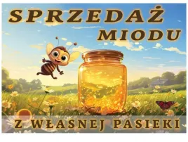 tablica-xl-reklamowa-sprzedaz-miodu-29-5x42-cm