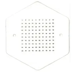opalitki-biale-numerowane-od-1-100-stan-nowy