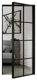drzwi-rozwierane-aluminium-czarne-loft-komplet-oscieznica-i-klamka-80-sito