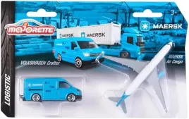 2w1-samolot-maersk-ciezarowka-volkswagen-crafter-model-metalowy-kurierski
