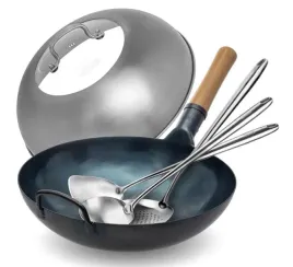 yosukata-zestaw-wok-niebieski-34-cm-pokrywka-stal-lopatka-chochla-cedzak