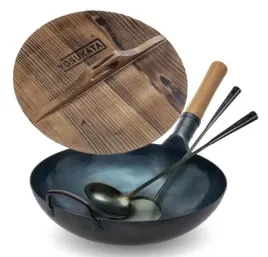 yosukata-zestaw-wok-34-cm-pokrywka-drewniana-lopatka-chochla-bbq-indukcja