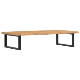 polka-scienna-pod-umywalke-stal-i-lite-drewno-debowe