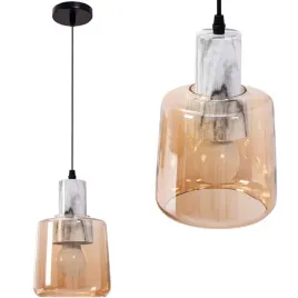 lampa-wiszaca-szklana-nowoczesna-pomaranczowa