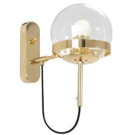 lampa-scienna-zlota-kinkiet-szklana-kula-gold-e27