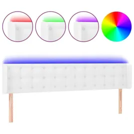 zaglowek-do-lozka-z-led-bialy-163x16x78-88-cm-sztuczna-skora