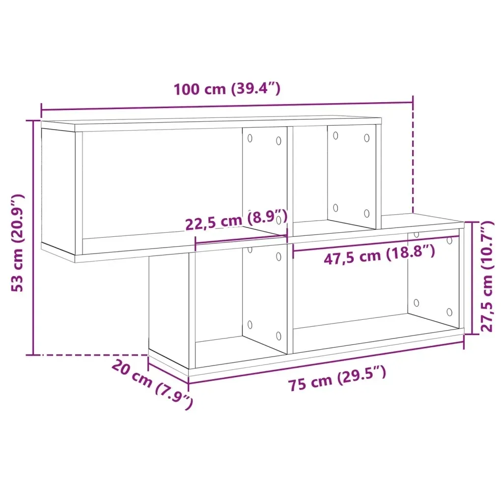 polka-scienna-dab-sonoma-100x20x53-cm-stan-nowy