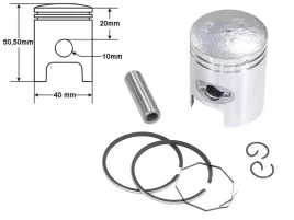 tlok-standard-40mm-sworzen-10mm-do-honda-tact-50-skuterow-nowy