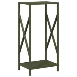 stojak-na-drewno-opalowe-oliwkowy-zielony-34x25x7