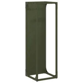 stojak-na-drewno-opalowe-oliwkowy-zielony-25x25x8