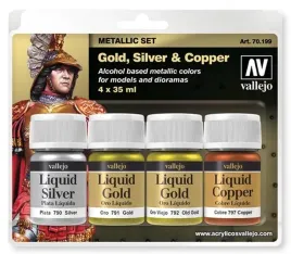 vallejo-70-199-metallic-set-liquid-gold-silver-and-copper-4x35-ml