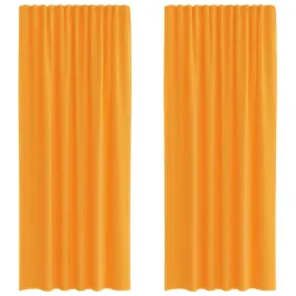 zaslony-woalowe-z-petelkami-2-szt-pomaranczowe-140x245-cm