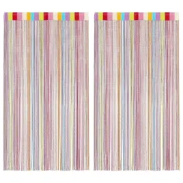 zaslony-sznurkowe-2-szt-wielokolorowe-140x250-cm