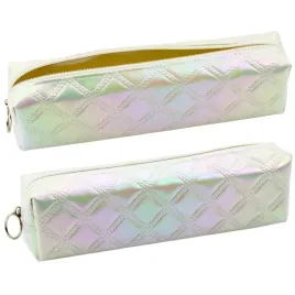 piornik-szkolny-organizer-tloczony-wzor-bialy-perlowy-21x6cm