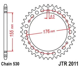 zebatka-tylna-jt-jtr2011-46-triumph-tiger-sport-1050-14-19-stalowa