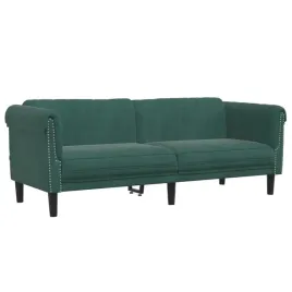 sofa-3-osobowa-ciemnozielona-tapicerowana-aksamitem