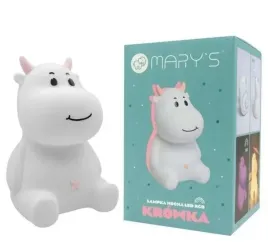 lampka-nocna-led-krowka-rozowa